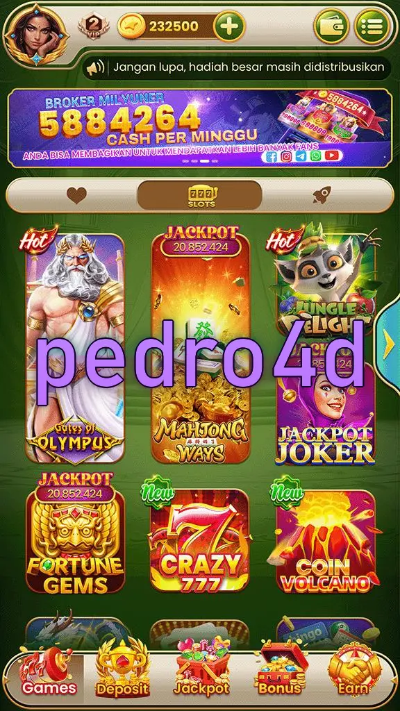 pedro4d Masuk