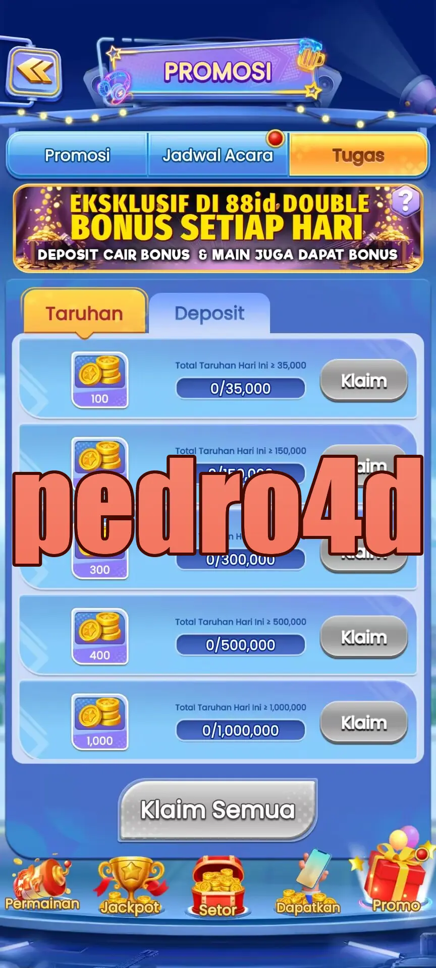 pedro4d Masuk